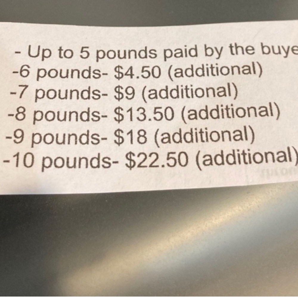 Poshmark additional fees